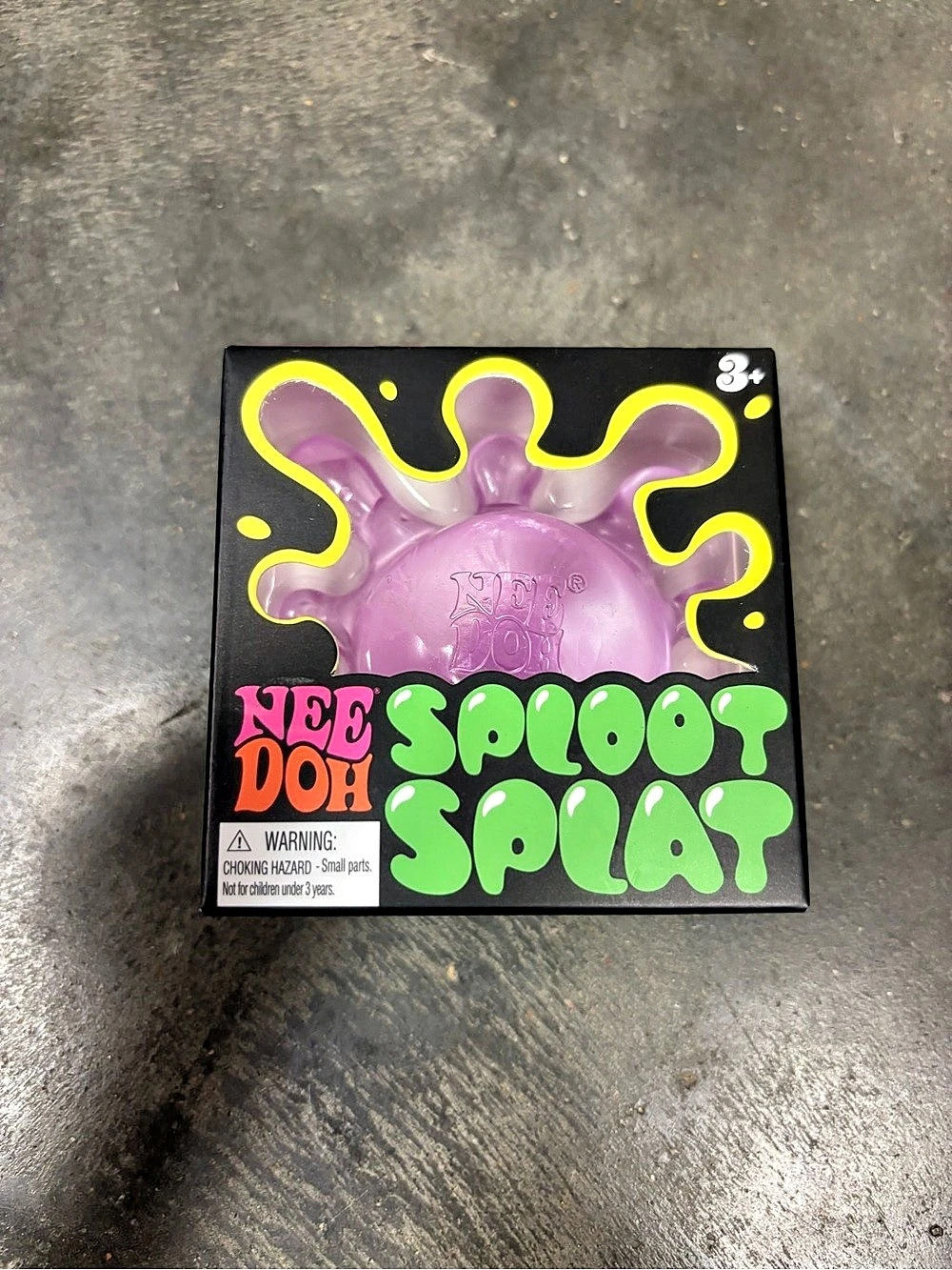 NeeDoh Splat Sensory Toy Purple & Green NWT